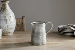 Valinha Earthenware Jug - Grey - Small
