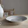 Valinha Earthenware Round Platter - Grey