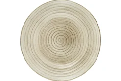Valinha Earthenware Round Platter - Grey
