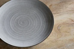 Valinha Earthenware Side Plate - Grey