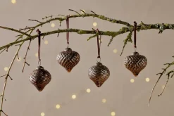 Varu Baubles - Black & Gold - (Set of 4)