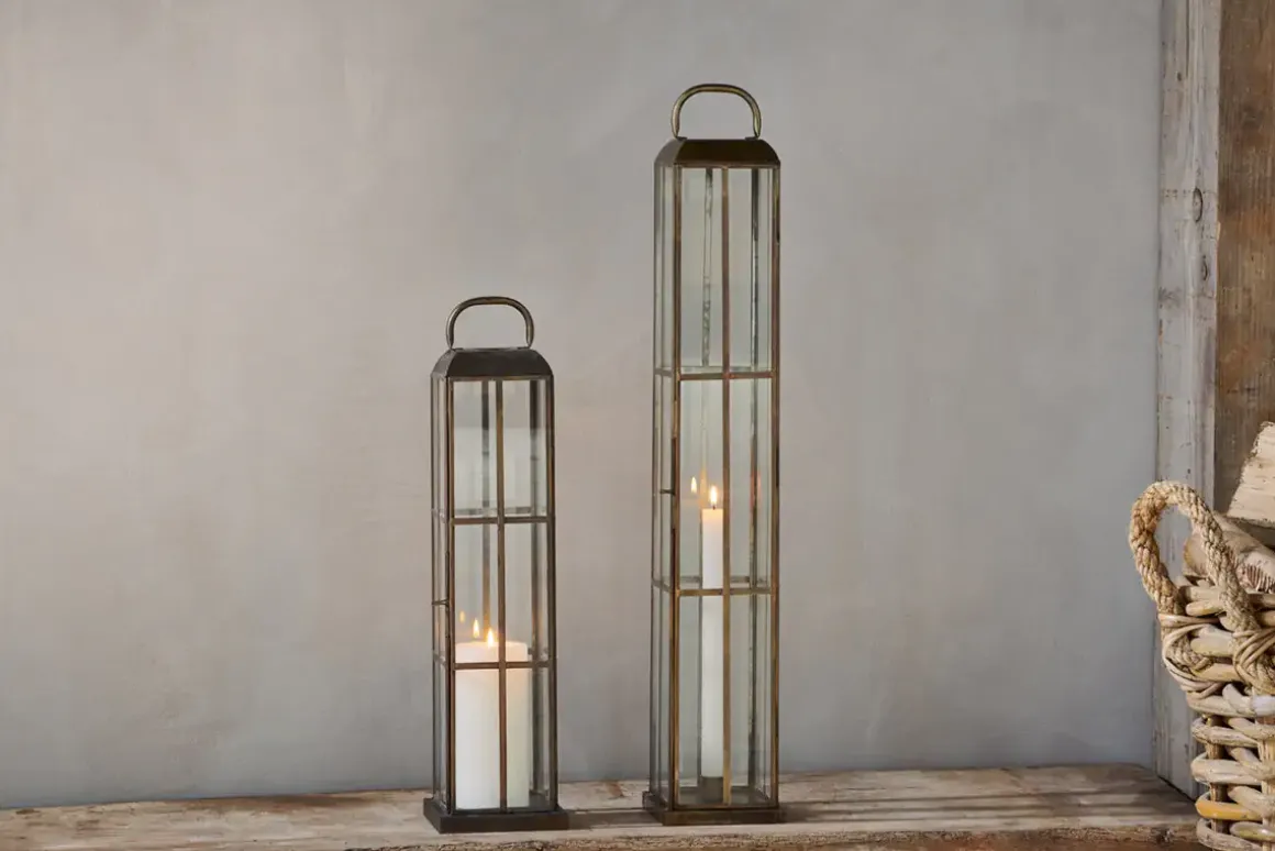 Vemula Lantern - Antique Brass