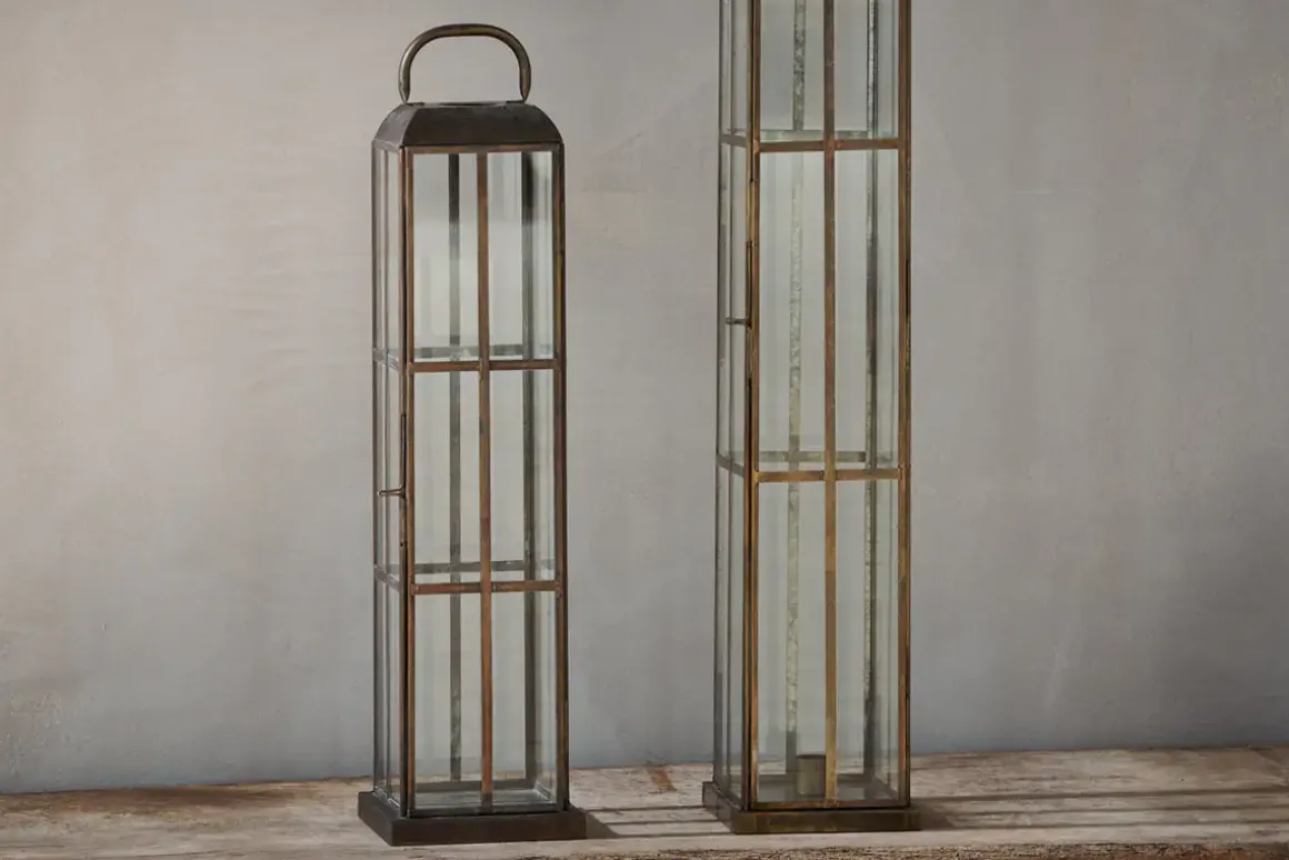 Vemula Lantern - Antique Brass