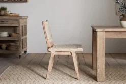 Vinay Woven Armless Dining Chair - Natural