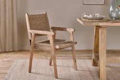 Vinay Woven Dining Chair - Natural
