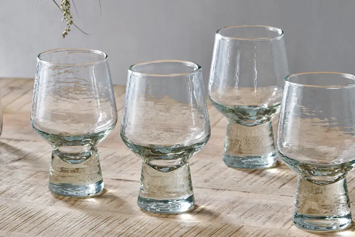 Visla Glass - Light Smoke (Set of 4)