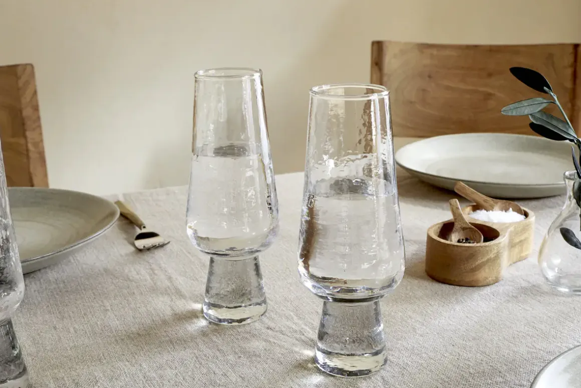 Visla Tall Glass - Clear (Set of 4)
