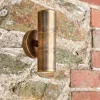 Vitla Outdoor Wall Lamp - Antique Brass
