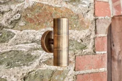 Vitla Outdoor Wall Lamp - Antique Brass