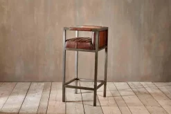 Wamma Leather Bar Chair