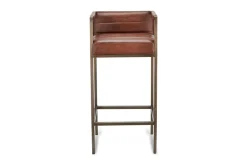 Wamma Leather Bar Chair