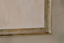 Yadur Rectangular Mirror - Antique Brass - Large