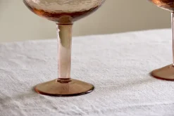 Yala Hammered Gin Glass - Dusty Terracotta (Set of 2)