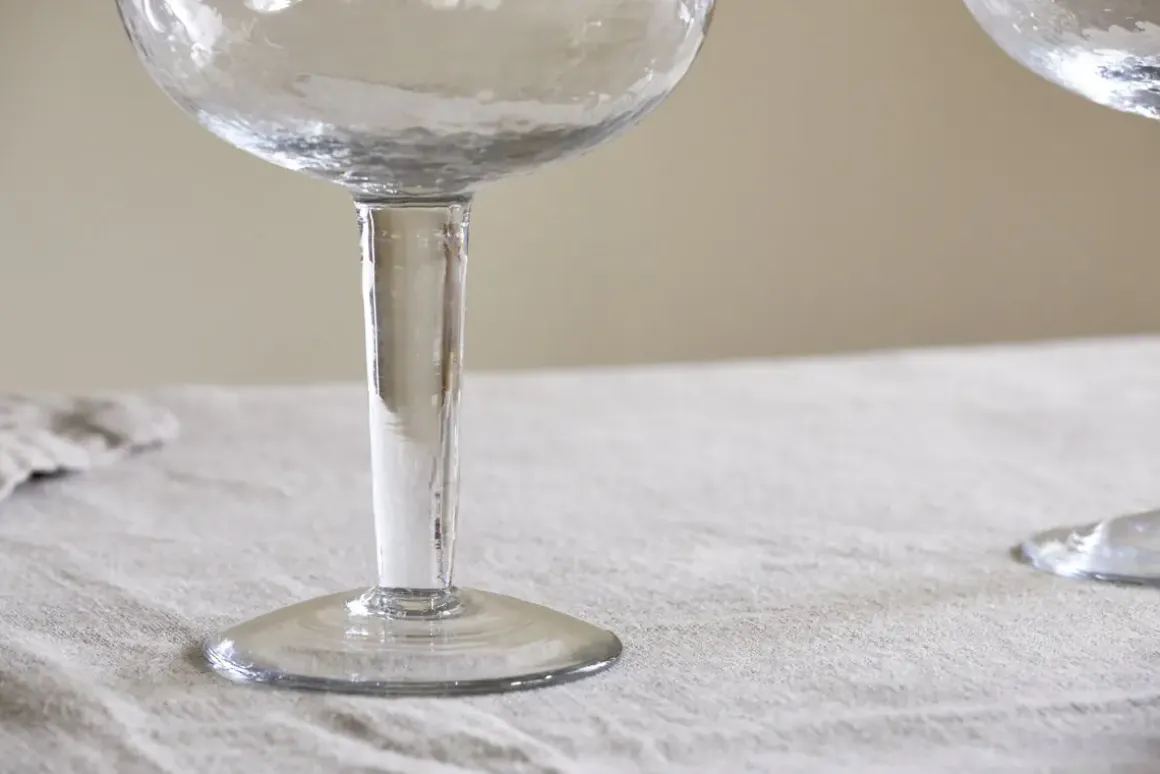 Yala Hammered Gin Glass - Clear (Set of 2)