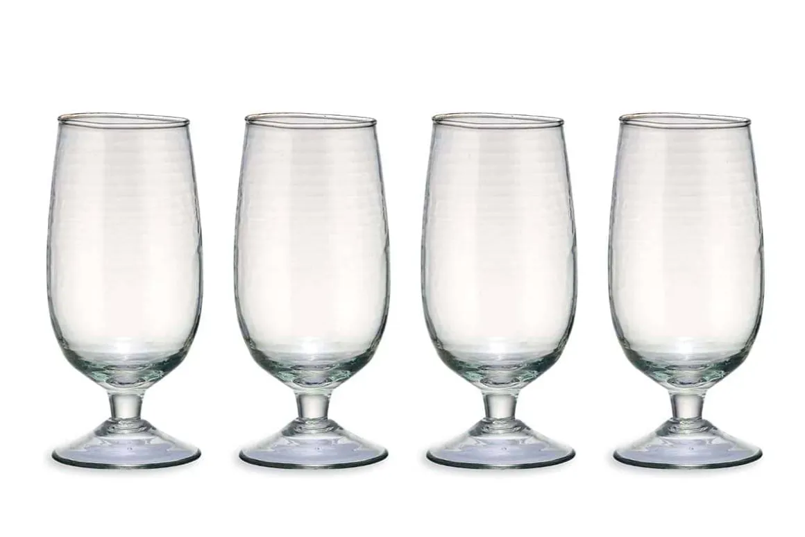 Yala Hammered Glass - Clear (Set of 4)