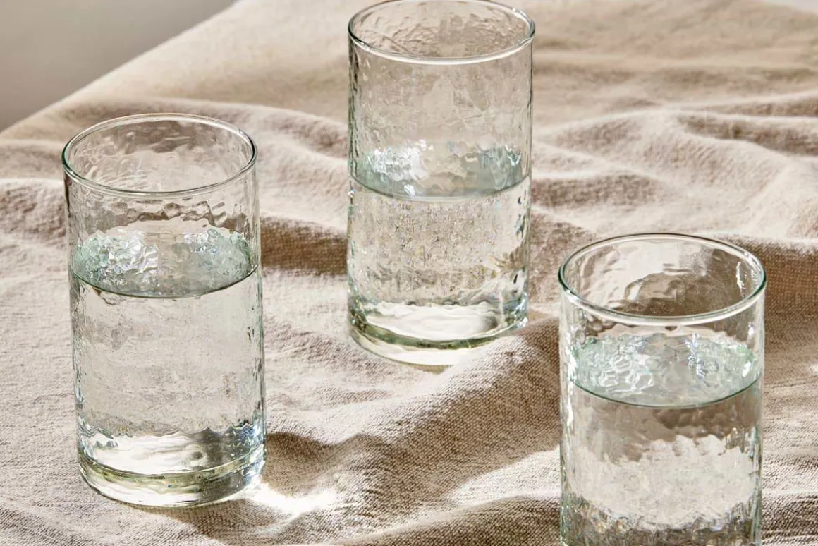 Yala Hammered Highball - Clear (Set of 4)