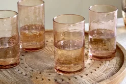 Yala Hammered Highball - Dusty Terracotta (Set of 4)