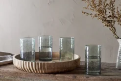 Yala Hammered Highball - Sage Green (Set of 4)