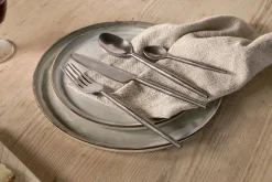 Yani Cutlery Set - Matt Black (Set of 16)