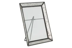 Yash Antique Glass & Iron Photoframe - Antique Black