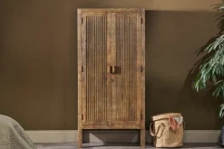 Yasha Reeded Mango Wood Cabinet
