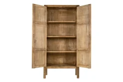 Yasha Reeded Mango Wood Cabinet