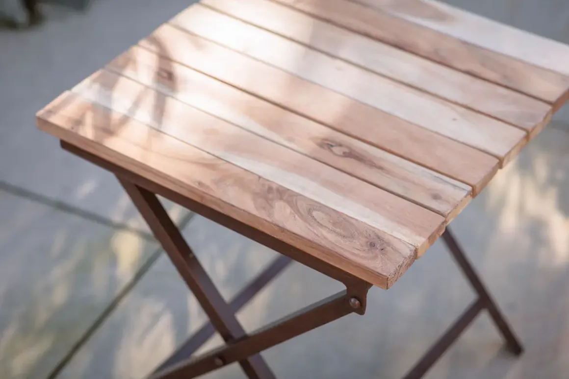 Yatin Outdoor Side Table - Natural