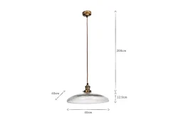 Zowie Recycled Glass Pendant - Large